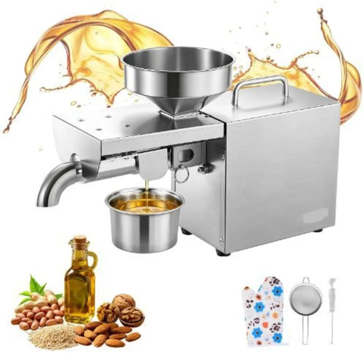 Oil Press Machine, 3.75 kg/H Capacity - Image 1