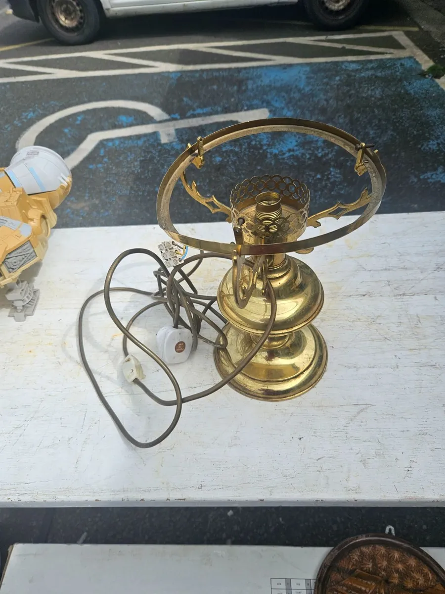 Vintage Brass Lamp Coversion - Image 1