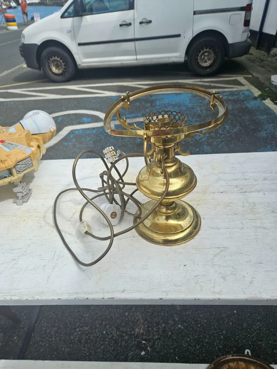 Vintage Brass Lamp Coversion - Image 2