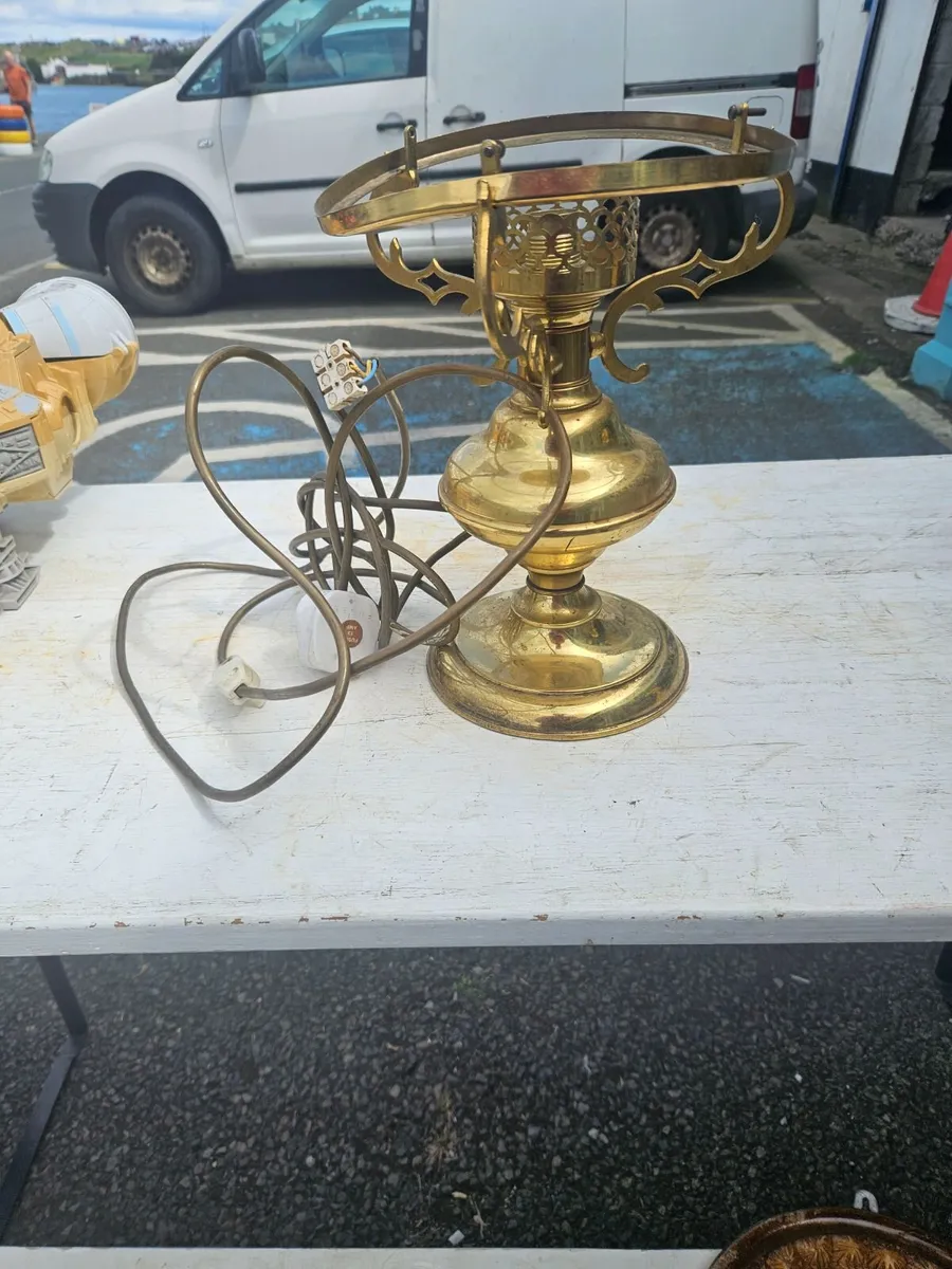 Vintage Brass Lamp Coversion - Image 3