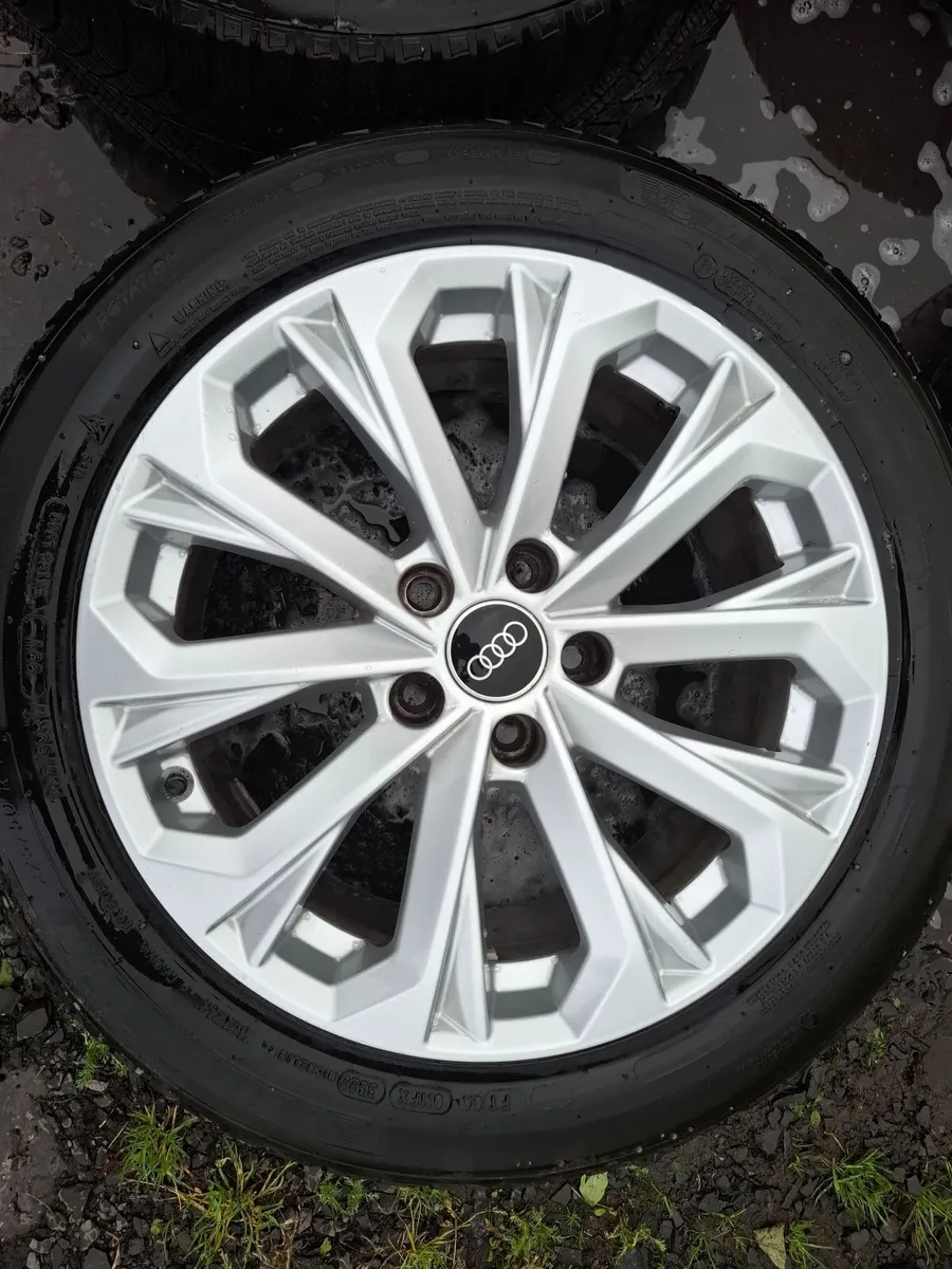 17" Genuine Audi Alloys with tyres - Image 1