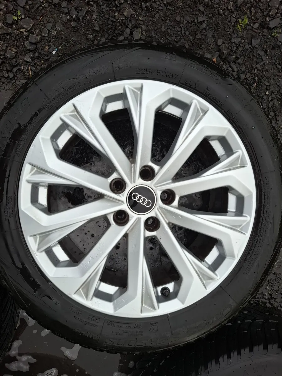 17" Genuine Audi Alloys with tyres - Image 3