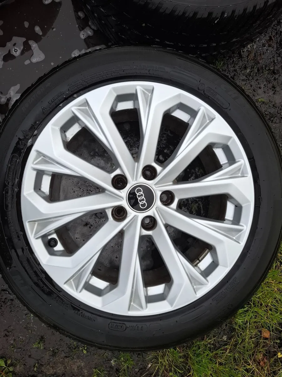 17" Genuine Audi Alloys with tyres - Image 2