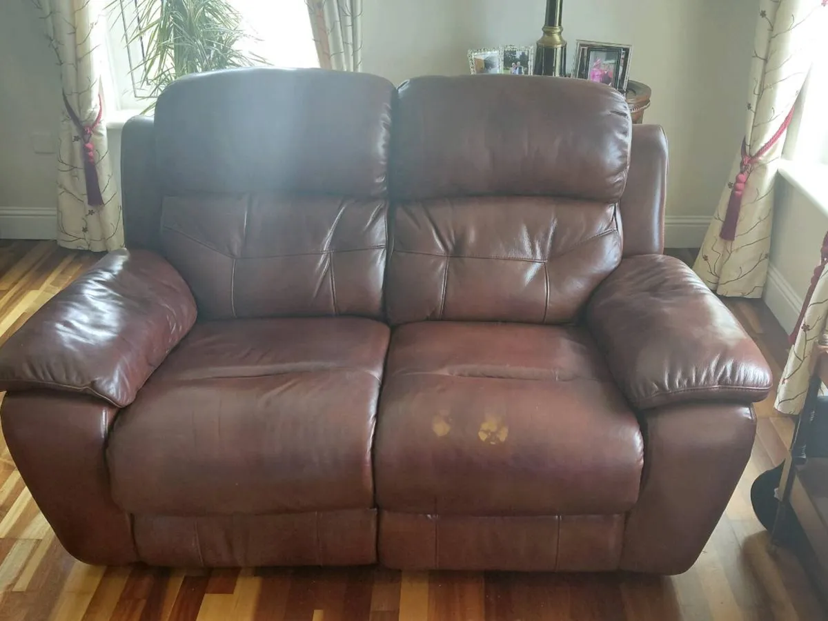 Leather couch for sale - Image 2