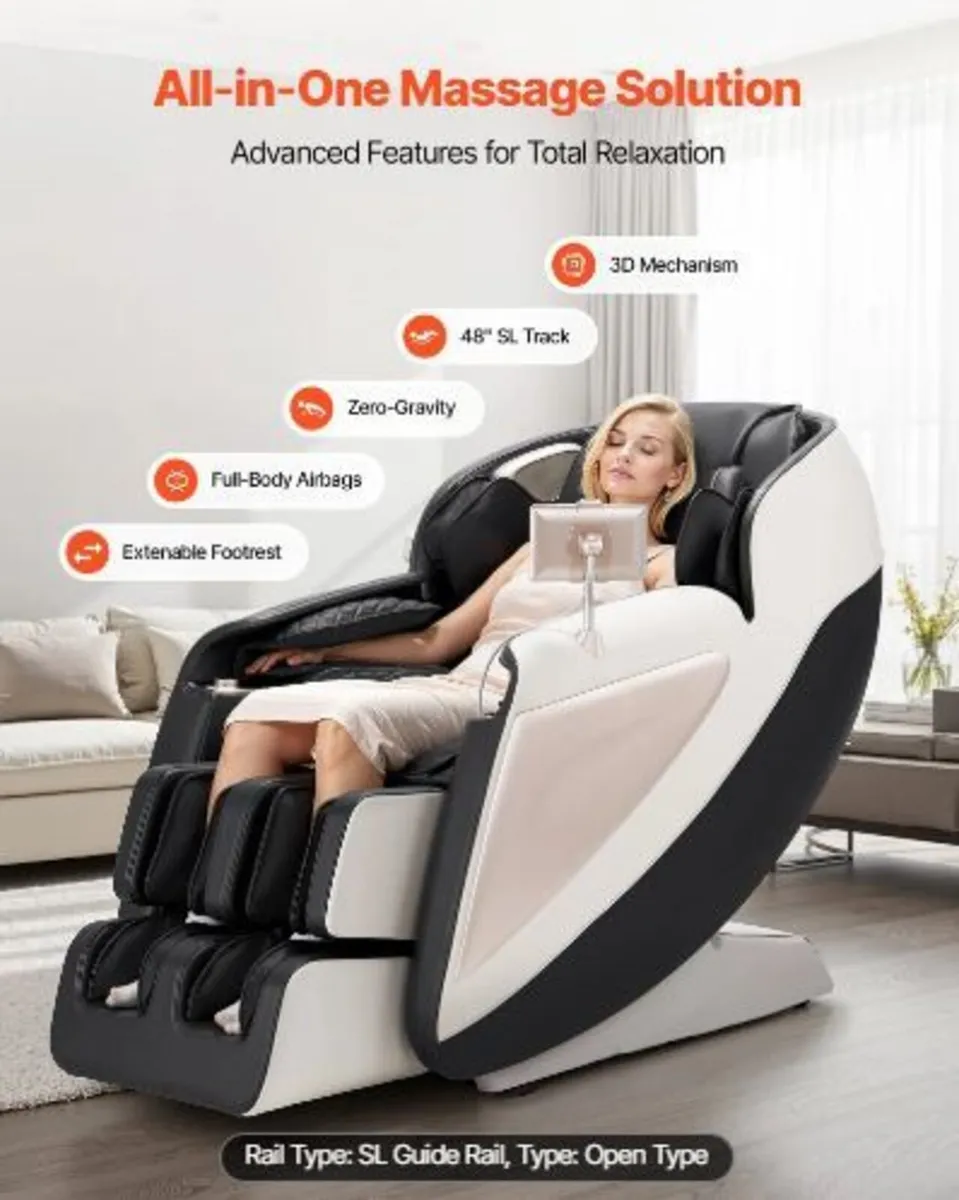 Full Body Massage Chair, 3D Zero Gravity - Image 3