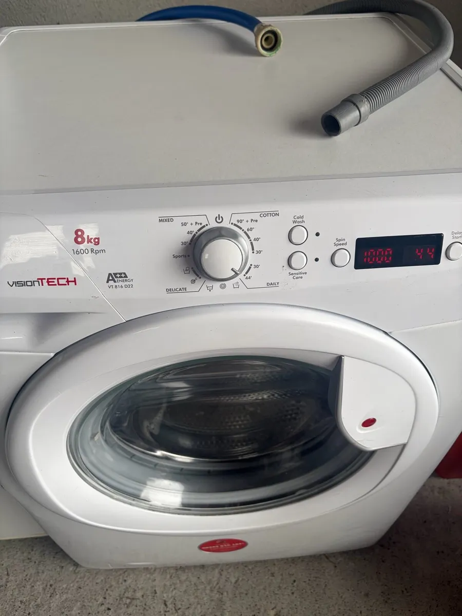Hoover VisionTech 8kg 1600RPM Spin Washing Machine - Image 3