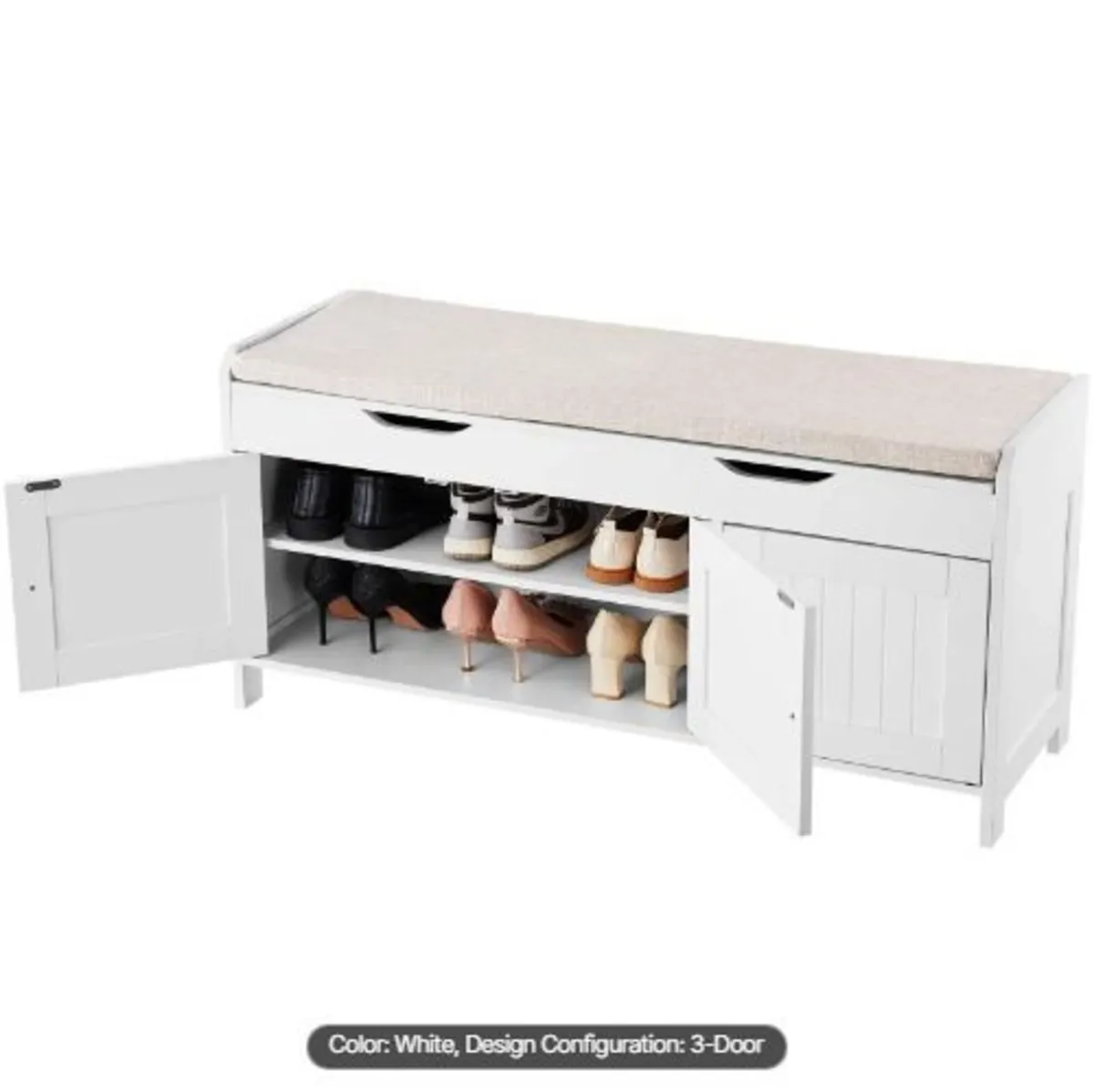 Shoe Bench, 1050 x 350 x 503 mm - Image 1