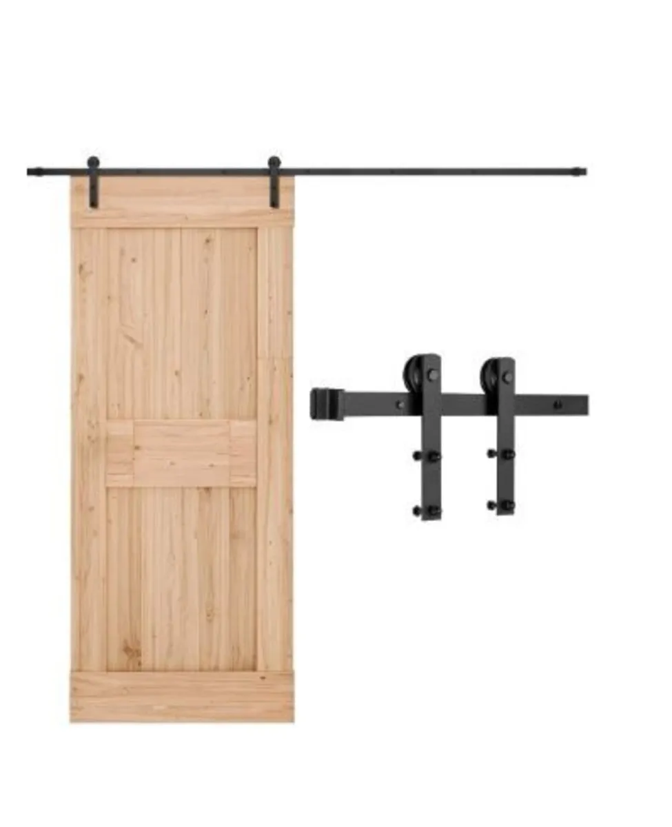 10FT Sliding Barn Door Hardware Kit - Image 4