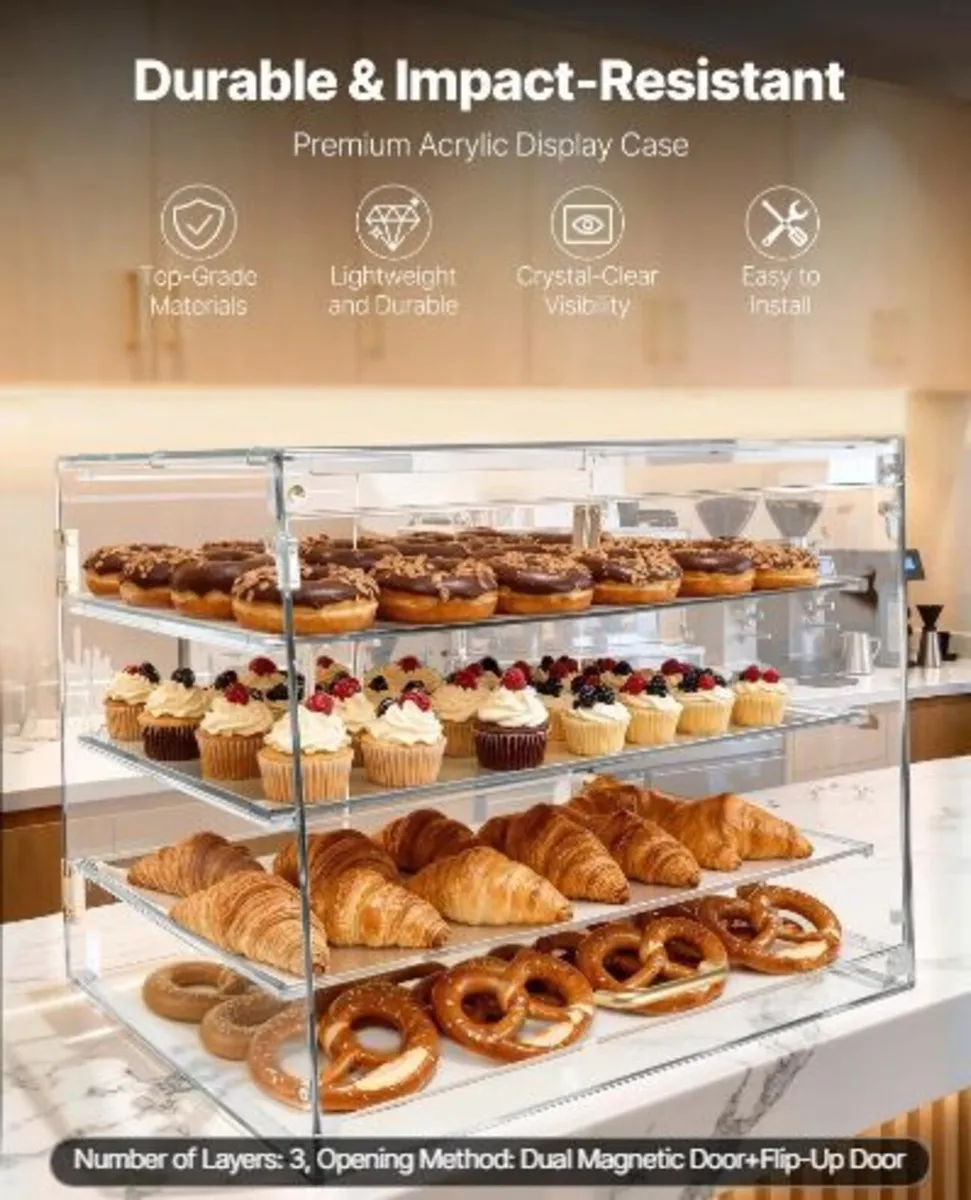 Bakery Display Case, 4-Tier Commercial - Image 2