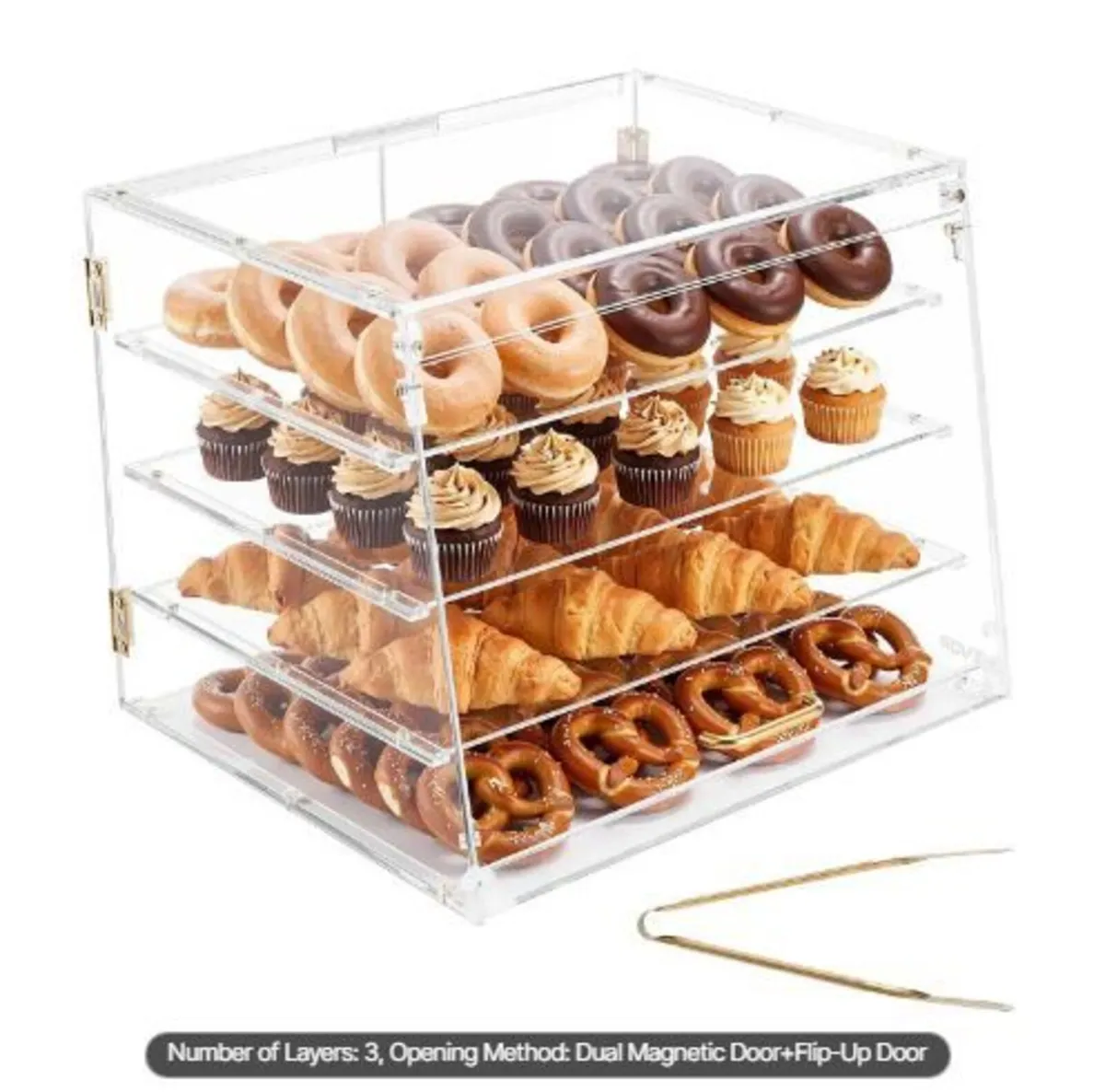 Bakery Display Case, 4-Tier Commercial - Image 1