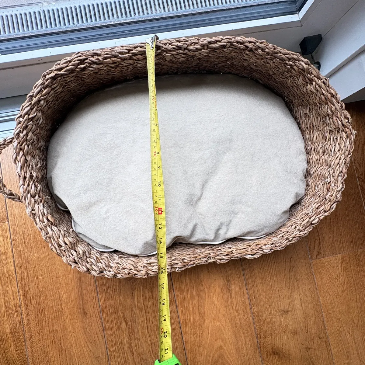 Dog Basket with Cushion - Image 4