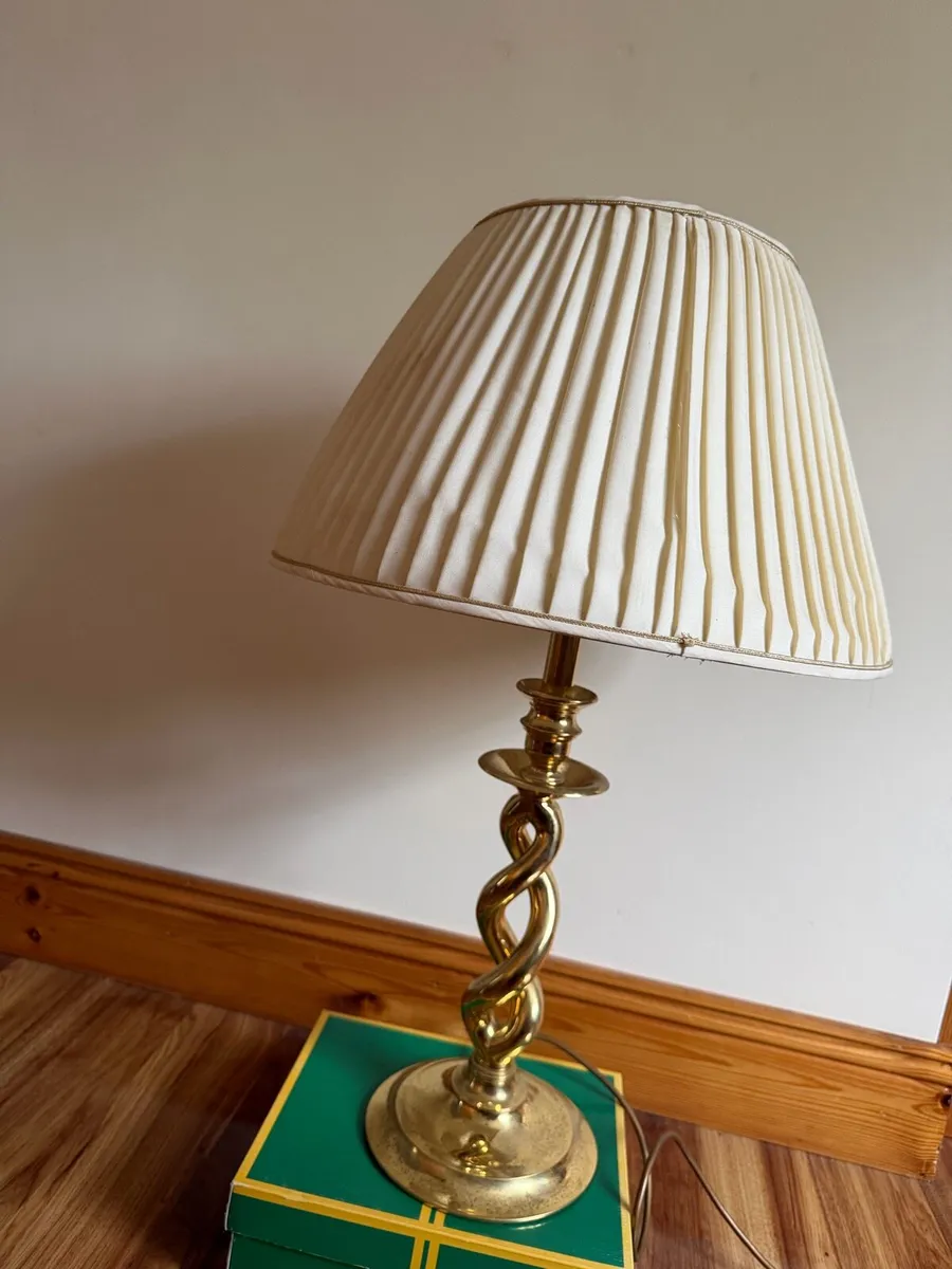 Gold plated Lamp - Image 1