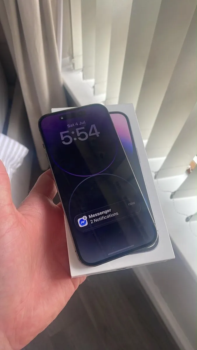 iPhone 14 Pro purple sim free 128GB with box - Image 2