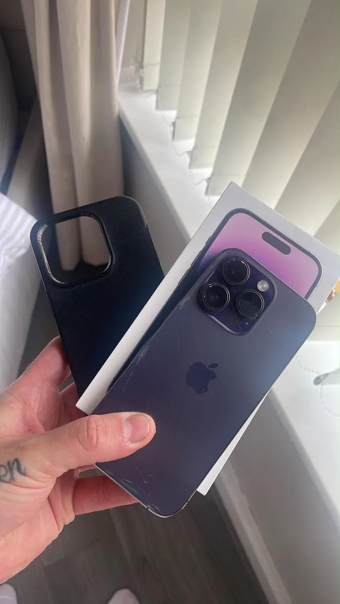 iPhone 14 Pro purple sim free 128GB with box - Image 3