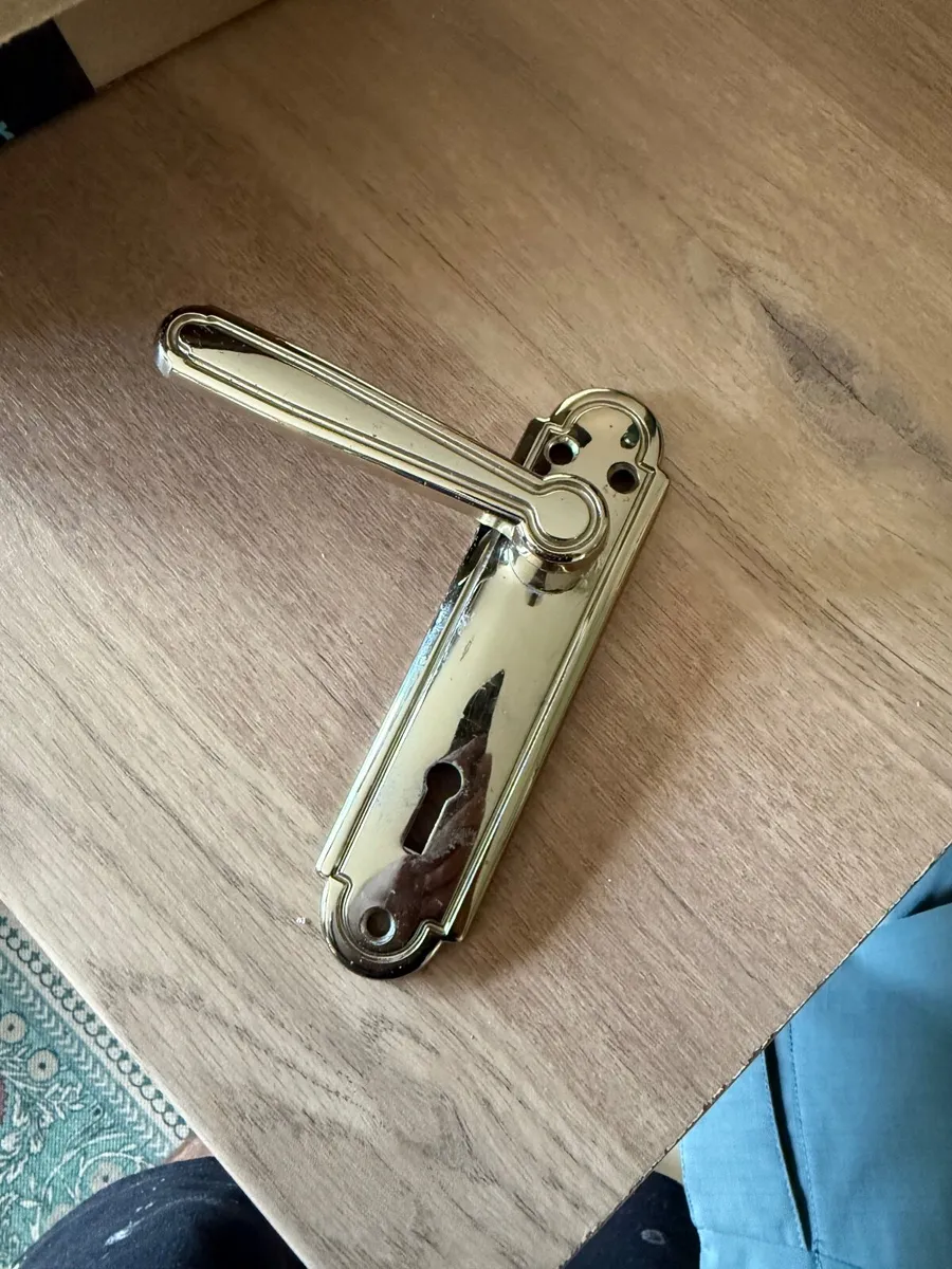 Brass door handles - Image 1