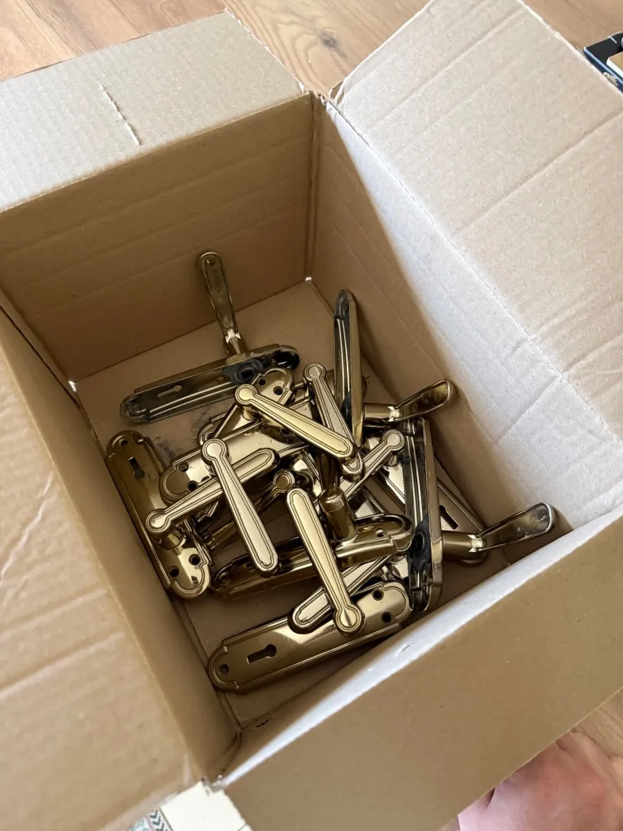 Brass door handles - Image 3