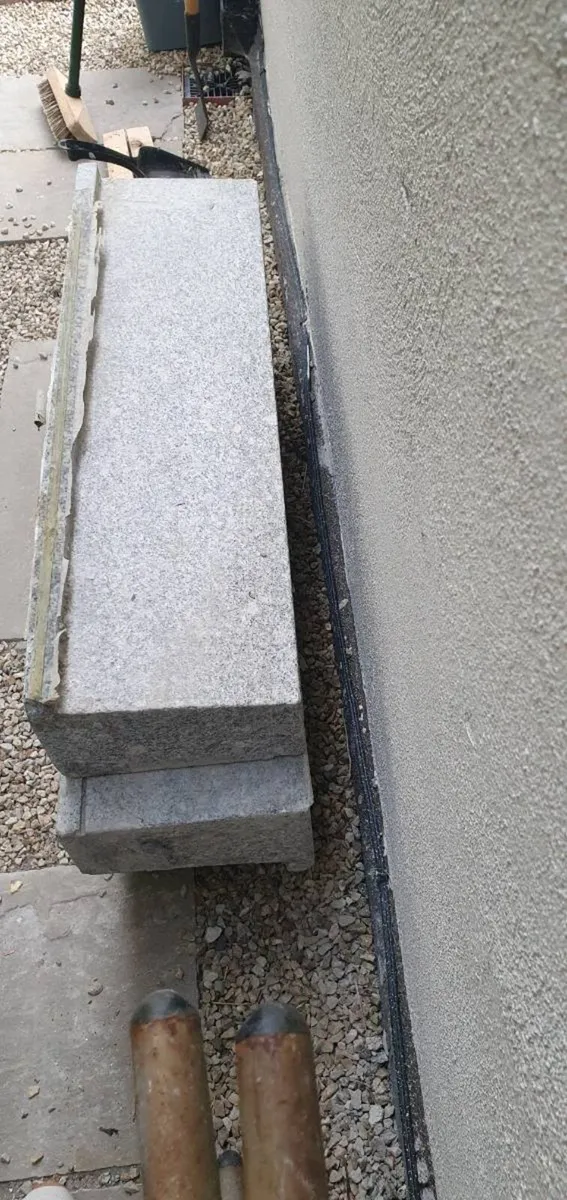 3 granite window sills - Image 1
