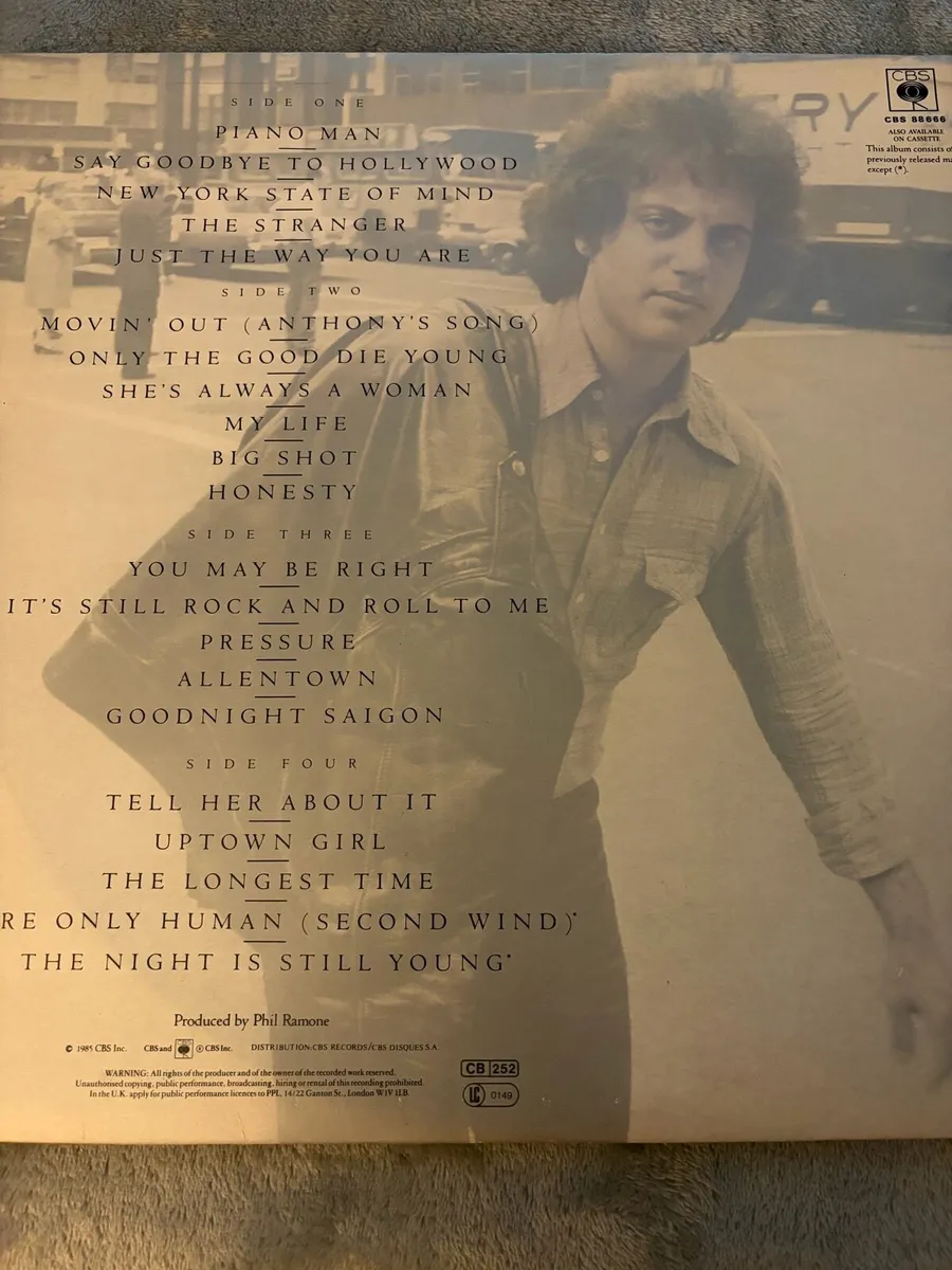 Billy Joel Greatest Hits Volume 1 & 2 - Image 2