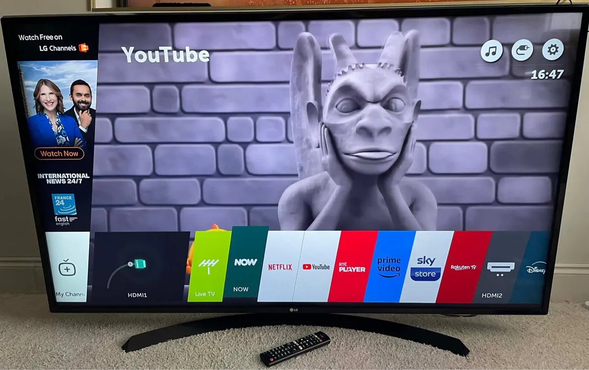 55” LG ULTRA HD 4k SMART TV - Image 1