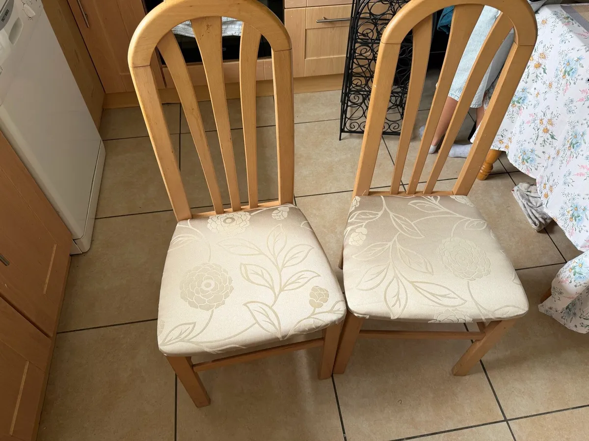 2 dining chairs - Image 1