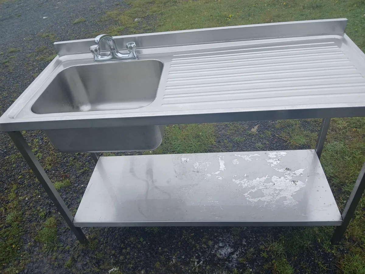 Staneless steel cabbinet sink unit complete - Image 4
