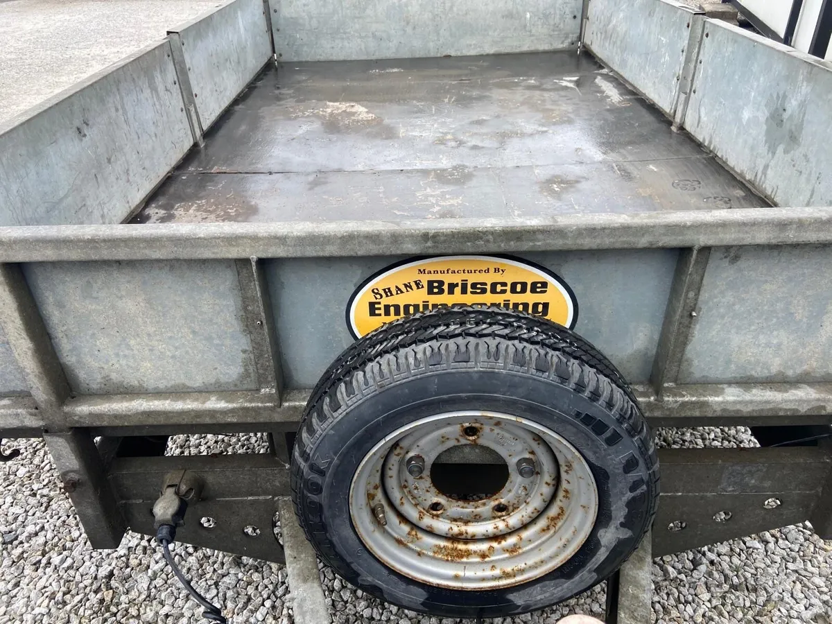 10x6 Flatbed Dropside Trailer - Image 2