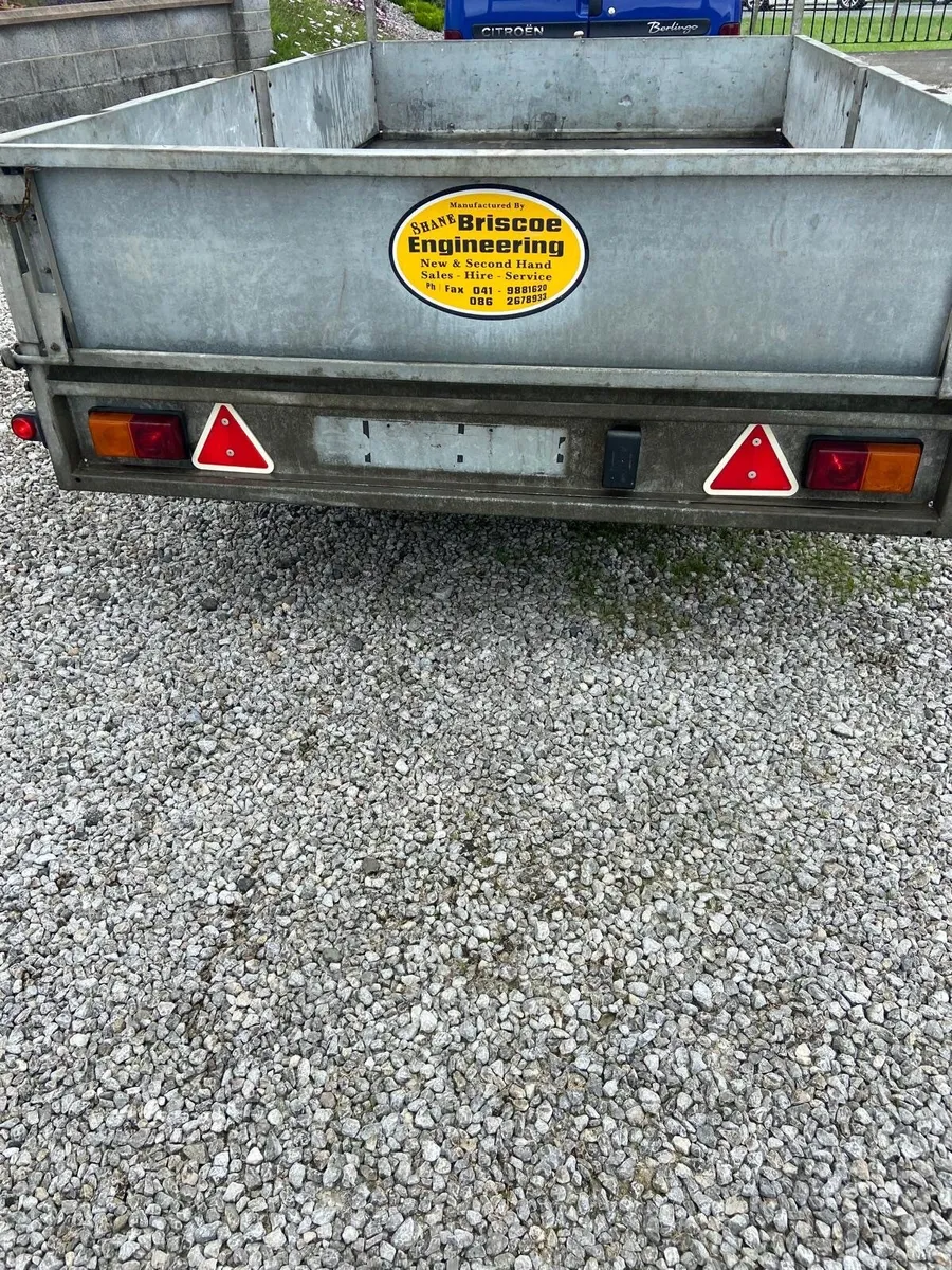 10x6 Flatbed Dropside Trailer - Image 4