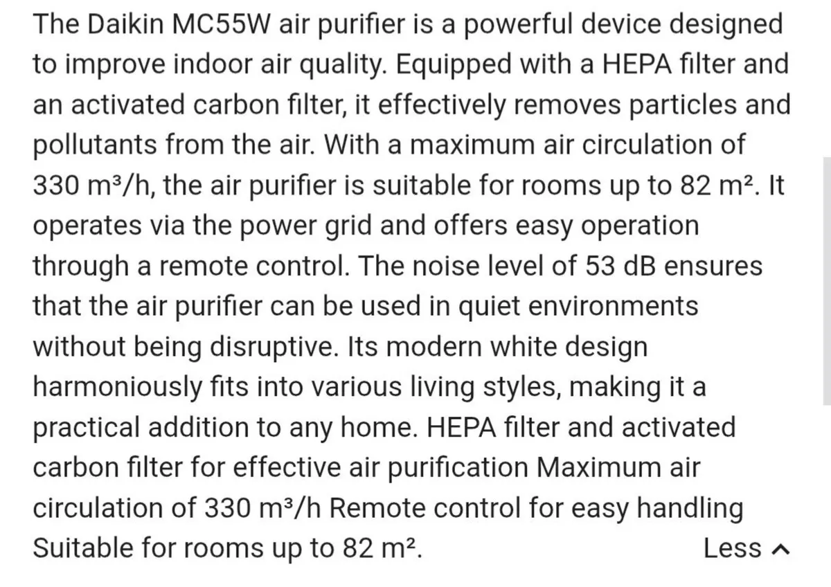 Daikin Air Purifier - Image 2
