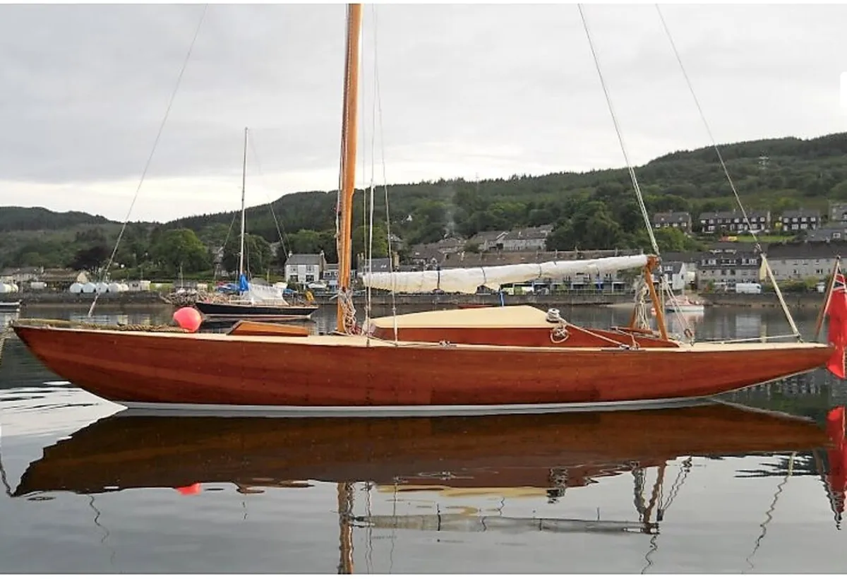 23 foot classic wooden keelboat - Image 1