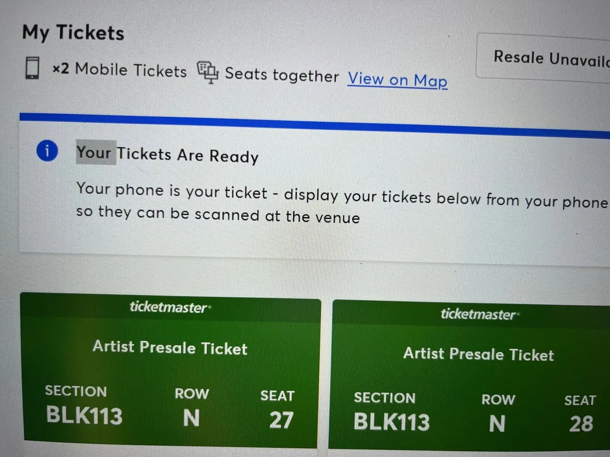 Dermot Kennedy Sat 11/07 €75 each - Image 2
