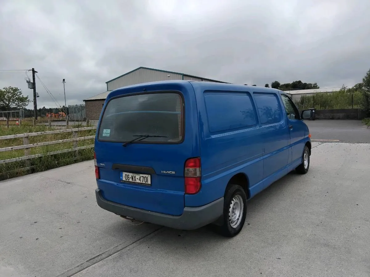 Clean 2006 hiace van cvrt 02/27 tax 09/26 - Image 3
