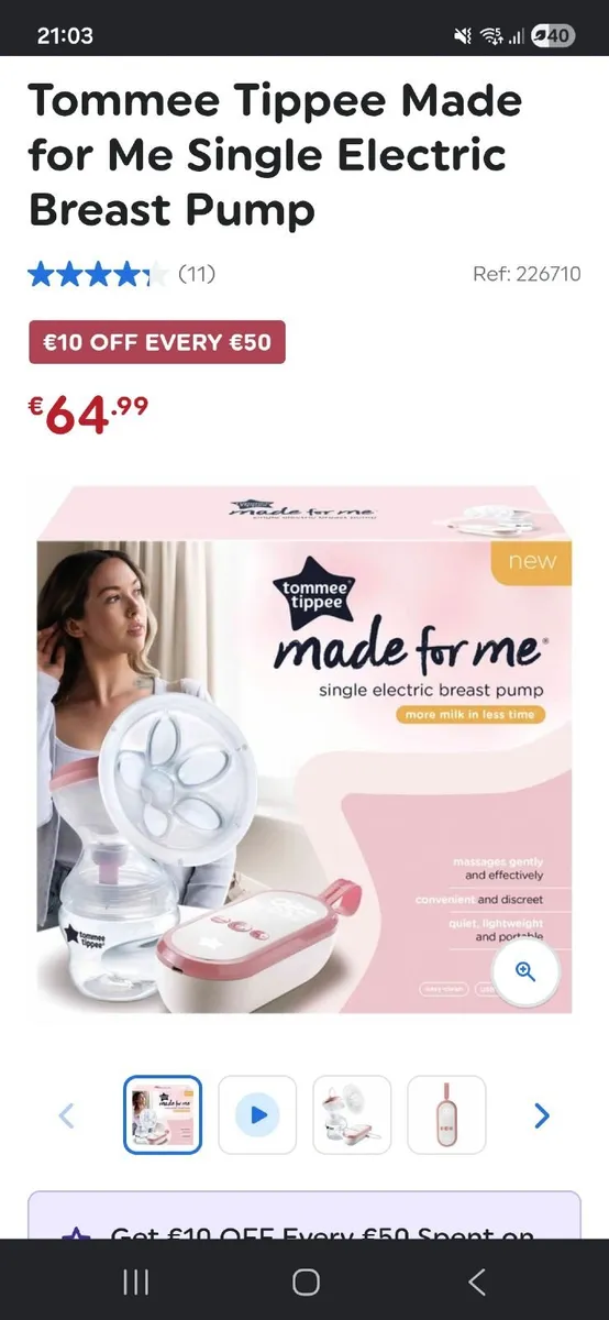 Electric breast pump - Image 2