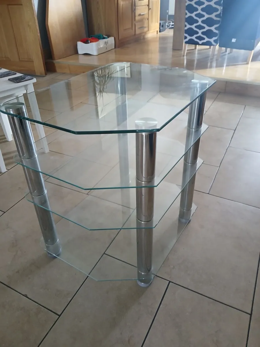 Glass multi level table - Image 2