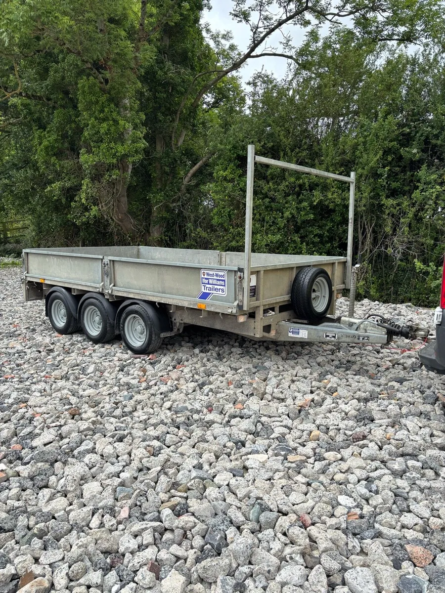 Ifor Williams 12x6’6 Tri axle dropside - Image 1