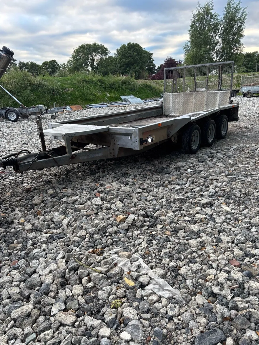 Ifor Williams 12x6 Tri axle plant trailer - Image 4