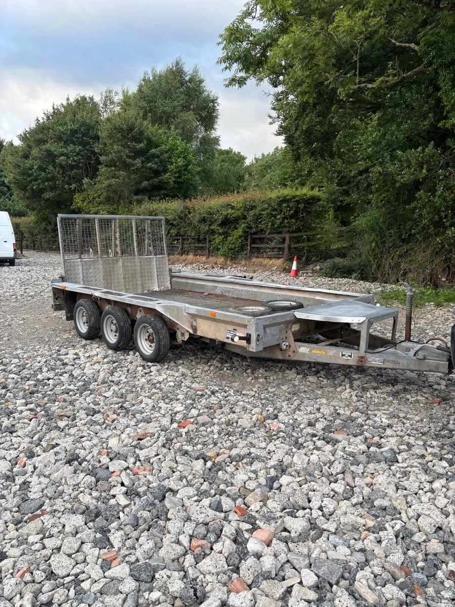 Ifor Williams 12x6 Tri axle plant trailer - Image 1