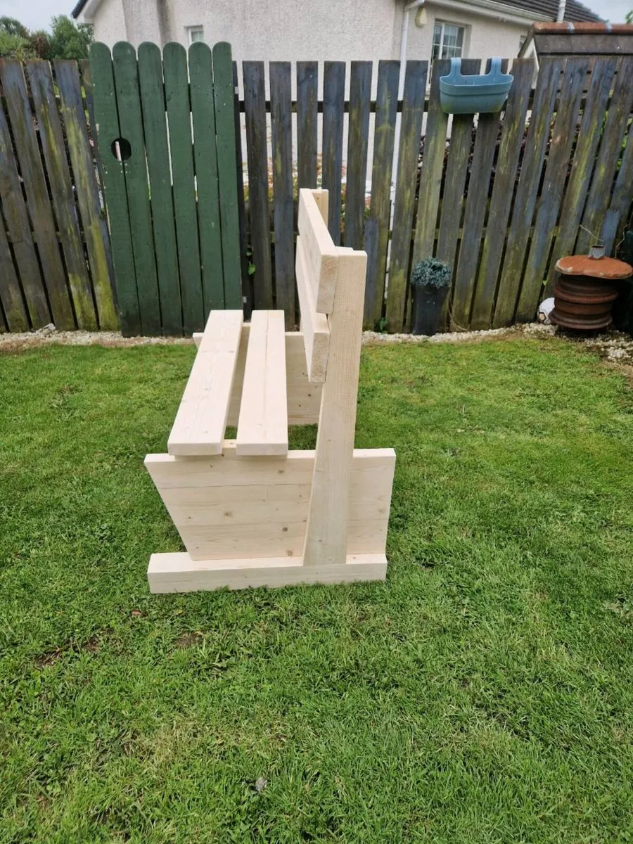 Wooden Garden Seats - Image 2