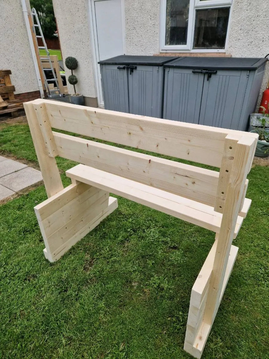 Wooden Garden Seats - Image 3