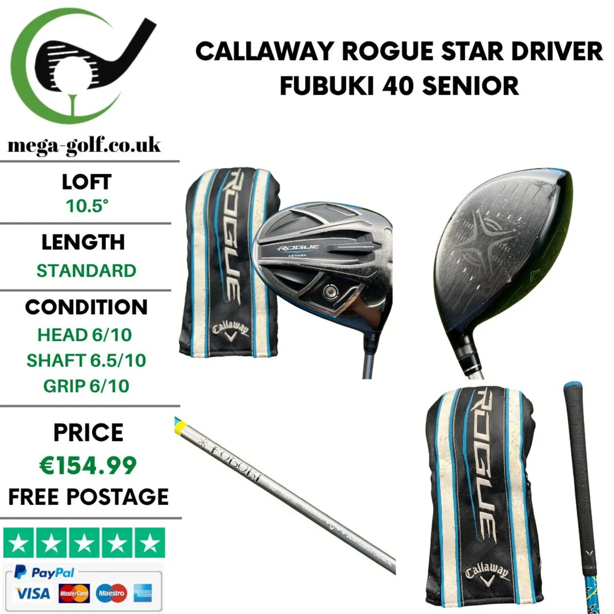 Callaway Rogue Star Driver / 10.5° / Senior - Image 1