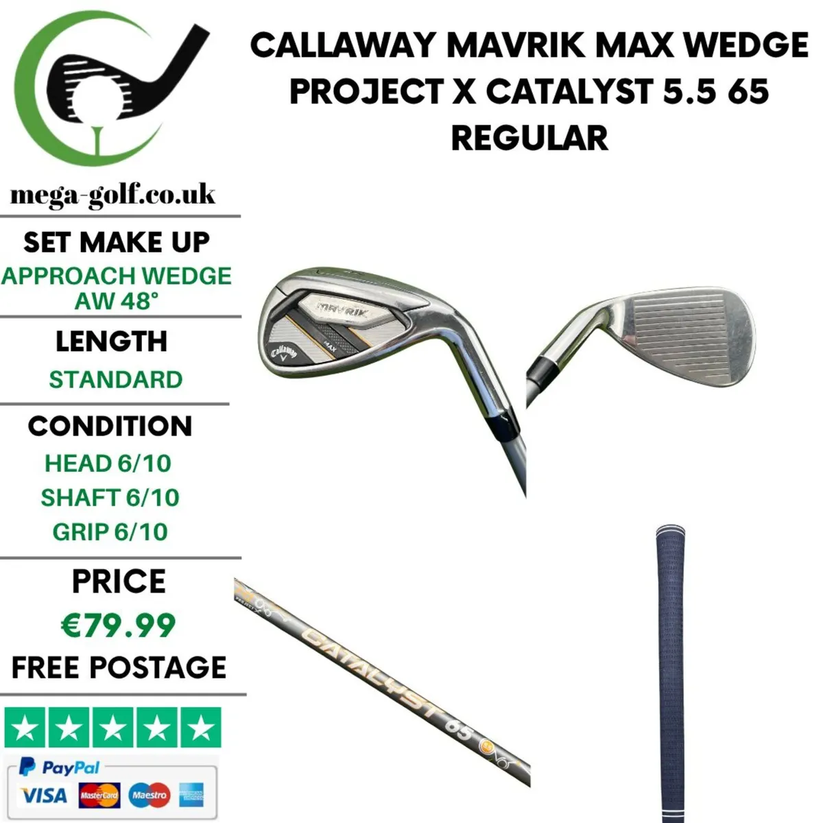 Callaway Mavrik Max Wedge Aw 48° / Regular - Image 1