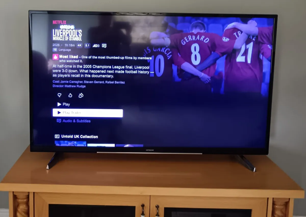 Smart tv Hitachi 55inch - Image 1