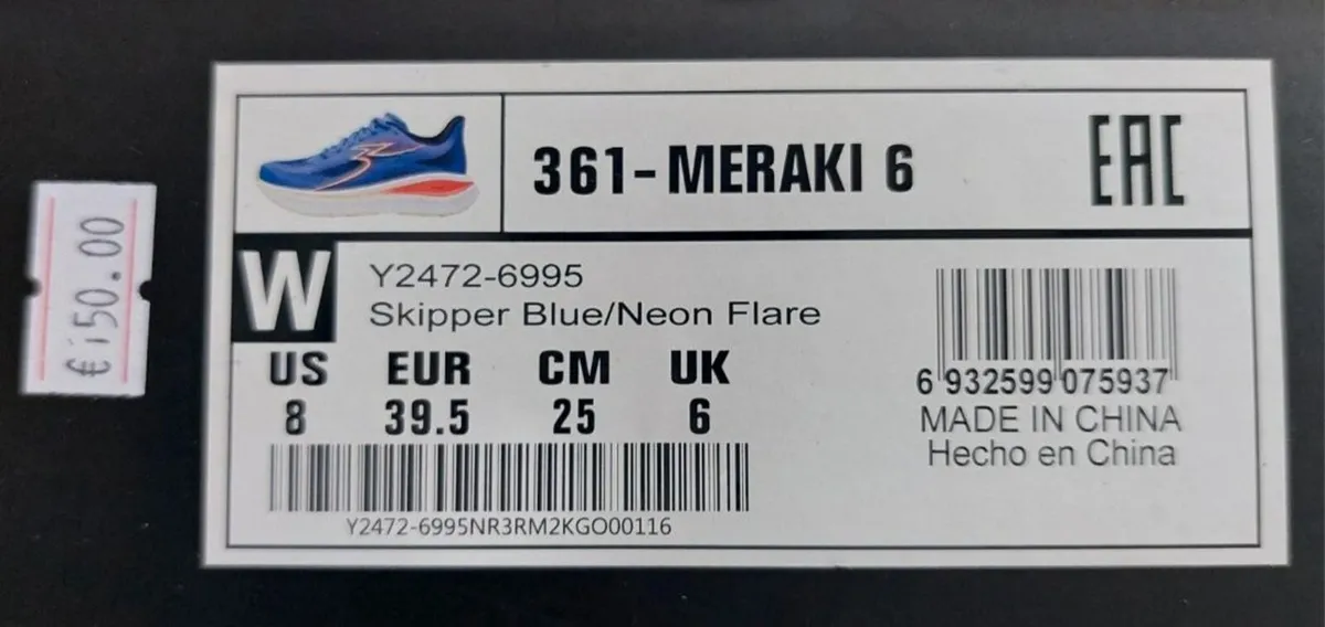 361° Meraki Runners Skipper Blue/Neon Flare - Image 2