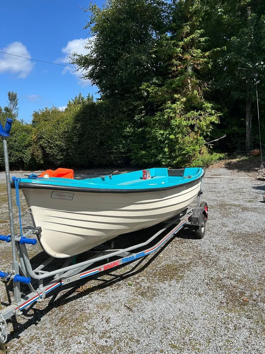 OSM 13ft 5in 404 fibreglass clinker boat - Image 2