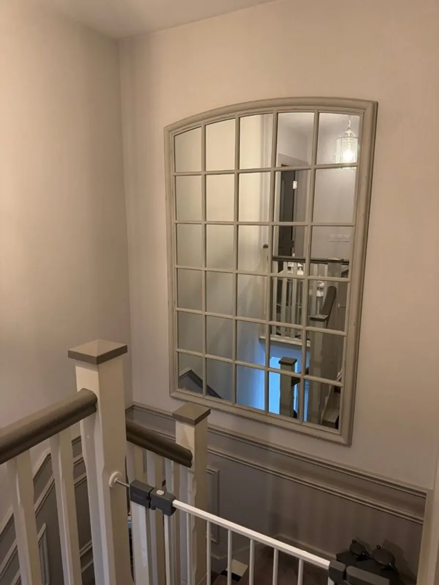 William Wood Extra Large Arched Window Mirror - Image 1