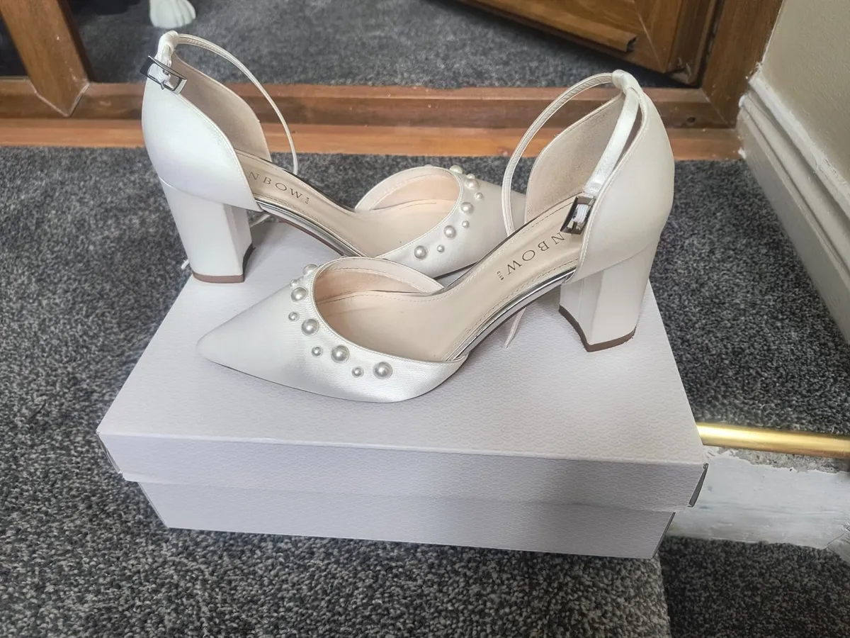 Ivory Bridal Shoes - Image 1
