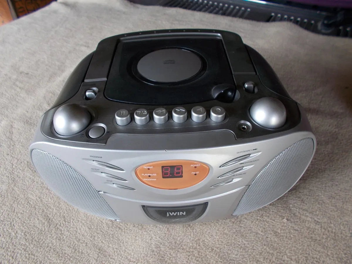 Jwin Portable Radio Cassette CD Player - Image 2