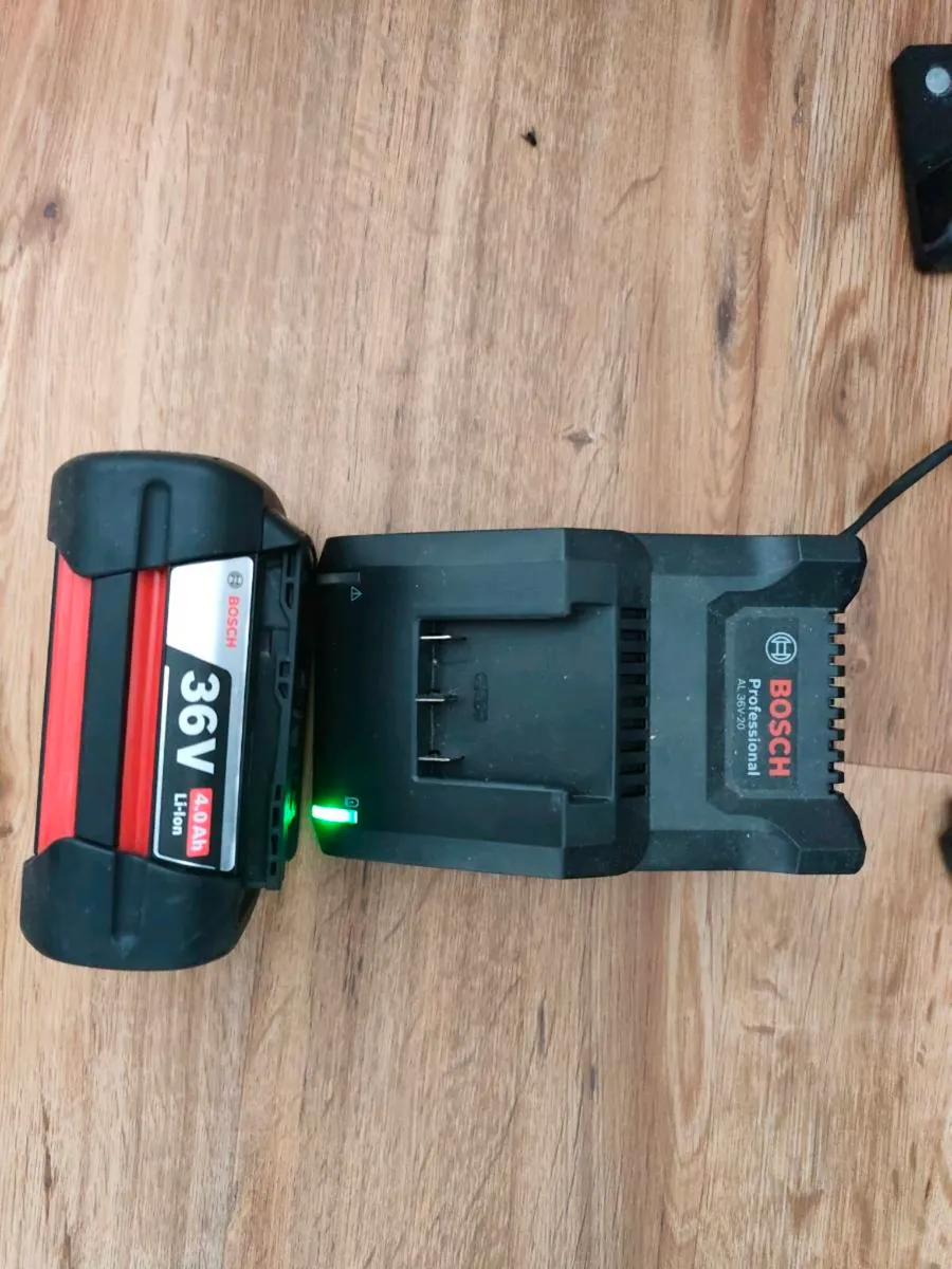 BOSCH 36V BATTERY + CHARGER - Image 1