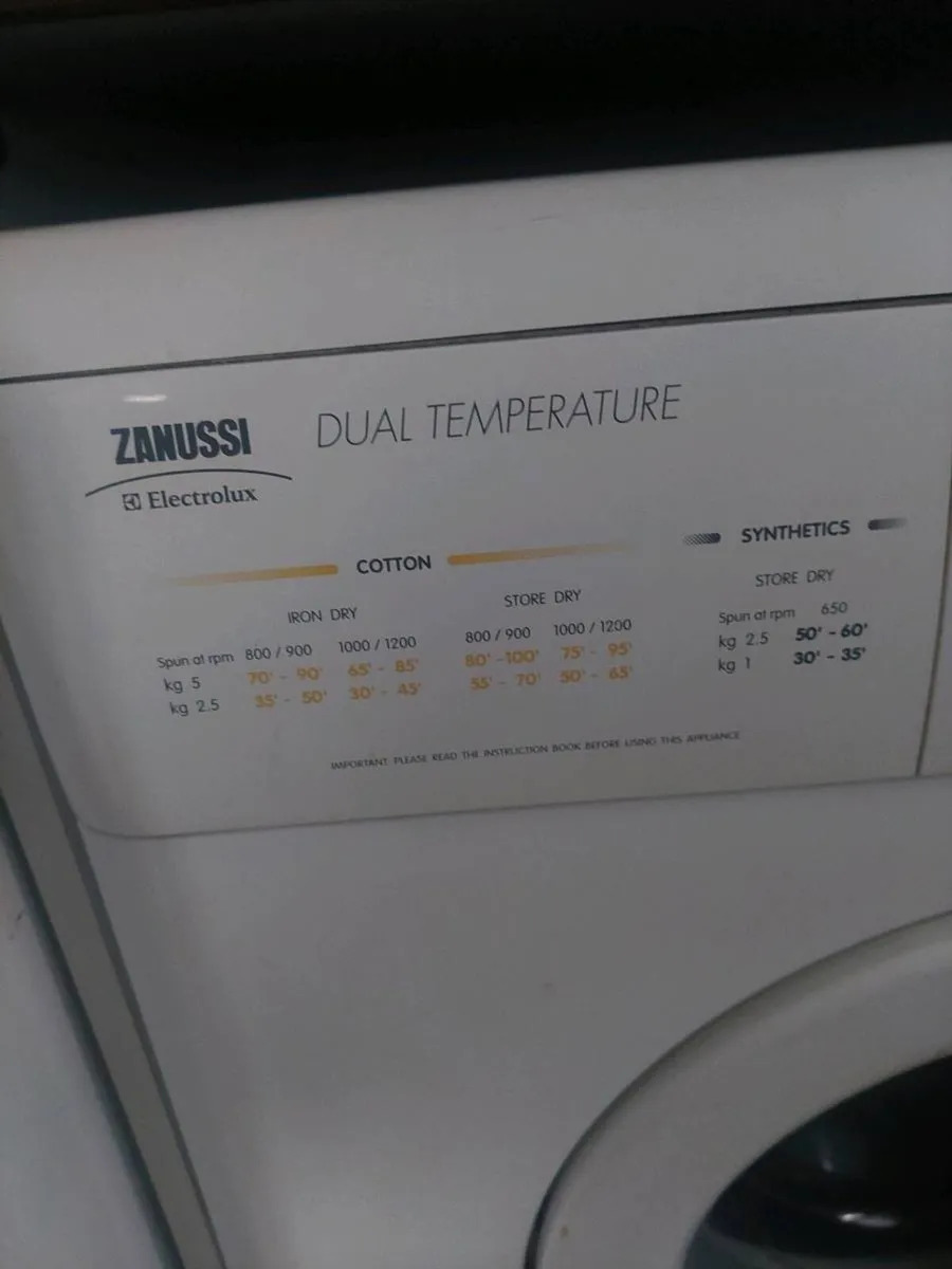 Zanussi dryer - Image 2