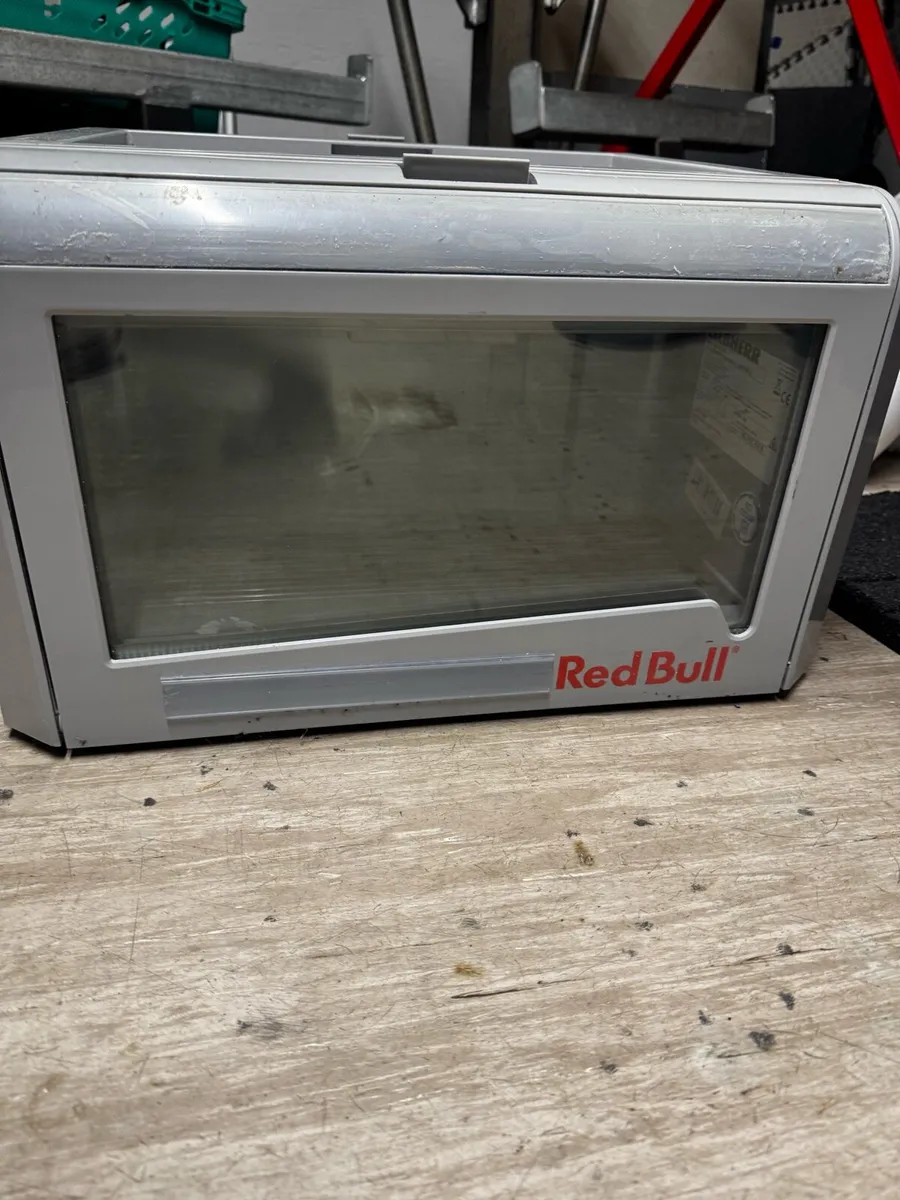 Red bull mini fridge - Image 1