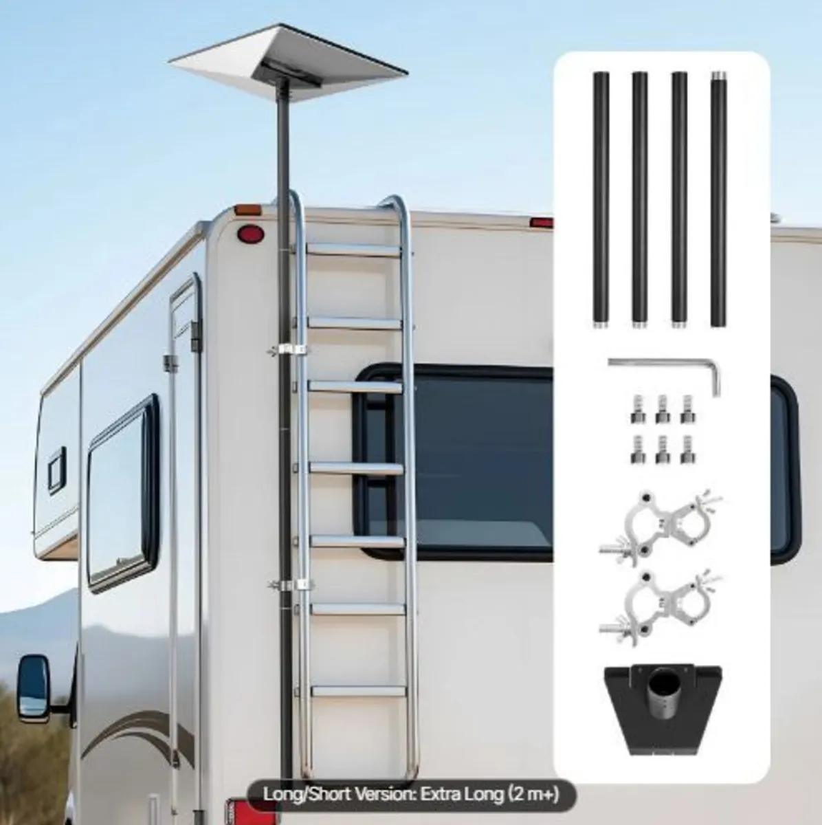 Starlink RV Ladder Mount, 360°Adjustable - Image 1